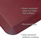 NewLife by GelPro Anti-Fatigue Designer Comfort Kitchen Floor Mat, Leather