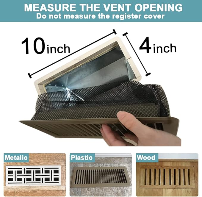 Floor Register Cover Trap, Floor Air Vent Cover Screen - Image 2