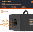 PURISYSTEMS Air Filtration System 3-Speed Remote, Built-in Ionizer, PuriCare - Image 2