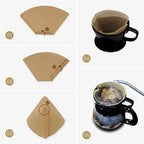 #4 Cone Coffee Filter 8-12 Cup, No Blowout, Disposable - Image 4