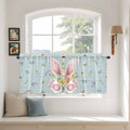 Easter Kitchen Tier Curtains 36 Inch Long 2 Panel Set, Rod Pocket Half Window by Unknown