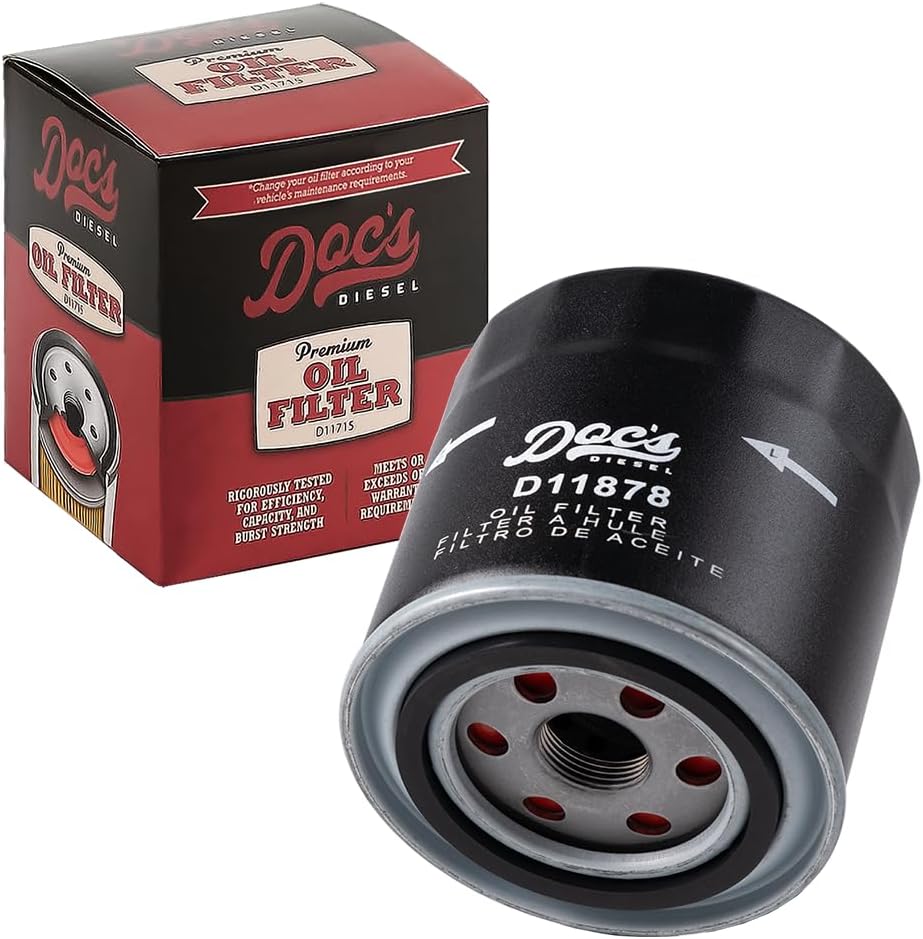 Doc's Diesel Oil Filter D11878 | Compatible with Chevrolet/GMC 6.6L