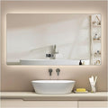 Backlit LED Illuminated Bathroom Mirror by Unknown