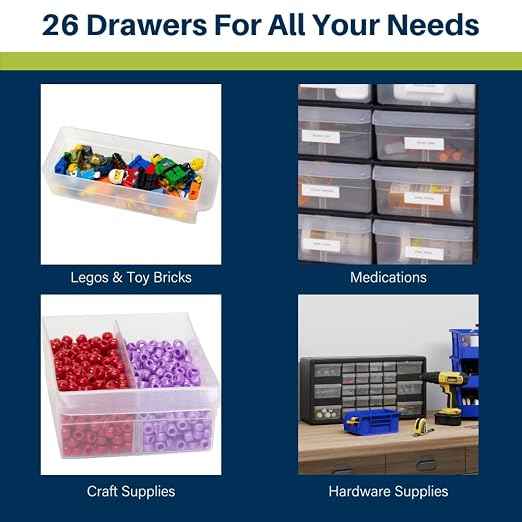 Akro-Mils 26-Drawer Plastic Drawer Storage Cabinet