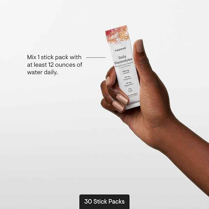 THORNE - Daily Electrolytes - Zero Sugar & Low-Calorie Electrolyte Powder Drink