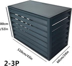 Multifunctional Aluminum Shutter Privacy Fence, Mini Split Cover - Image 2