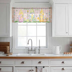 Happy Easter Sheer Valances for Windows 42"x12", Light Filtering Kitchen - Image 3