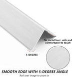 6pcs 57"L*0.98"W Aluminum Self-Adhesive Wall Corner Protectors, Wall Furniture