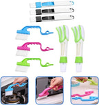 Window Groove Cleaning Brush Set 8pcs Scrubber - Image 7