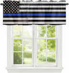 American Flag Valances for Windows, 1 Panel by Unknown