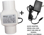 12V Inline Duct Fan Mini Attic Vent Booster 2.4“ 60Mm 58Cfm Variable Exhaust - Image 5