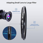 43mm to 62mm Lens adapter/43mm Lens to 62mm Camera Filters Ring Compatible All - Image 4
