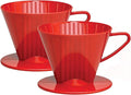 Fino Pour-Over Coffee Brewing Filter Cone, Number 2-Size, Brews 2 to 6-Cups by Fino