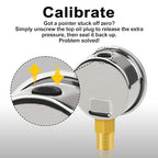 0-60 Psi Glycerin-Filled Pressure Gauge, 2-Inch Gauge, Stainless Steel - Image 7
