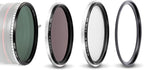 NiSi 72mm Swift 1-9 Stop VND Mist Kit | 1-5 Stops VND, 4-Stop ND, and Black by NiSiOpticsUSA