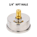 MEASUREMAN 2-1/2inch Dial Size, Glycerin Filled Pressure Gauge, 0-100psi/kpa - Image 4