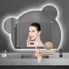 LTSRLL LED Vanity Mirror Cute Bear Decorative Mirror - Image 4