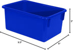 Wood Designs Cubby Storage Bin, Heavy Duty Plastic Containers - Image 7