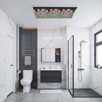 Fluorescent Light Covers for Ceiling Lights Colorful Flowers Magnetic Light - Image 8
