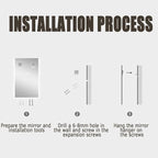 Backlit LED Illuminated Bathroom Mirror - Image 9