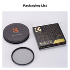 K&F CONCEPT 82mm Black Diffusion 1/4 Filter Mist Cinematic Effect Filter - Image 7