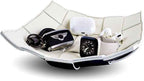 Valet Tray for Men and Women PU Leather Key Holder Bowl for Entryway Table