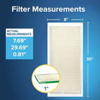 Filtrete 8x30x1 AC Furnace Air Filter, MERV 8, MPR 700, Tough on Pollen - Image 2