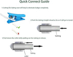1/4" Inch Male Thread to Tube connector & 1/4" Stem elbow, NSF Certified - Image 4