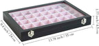 Stratalife Jewelry Organizer 40 Grid Pink Black Jewelry Tray