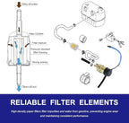 4 PCS Gas Inline Fuel Filters - Image 4