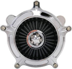 Harley Air Cleaner Turbine Intake Chrome Filter Kit Cnc Cut - Image 5