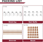 ARCCAPTAIN 60PCS PT31 Plasma Cutting Consumables Fit CUT-45 CUT-50 CT-312 - Image 2