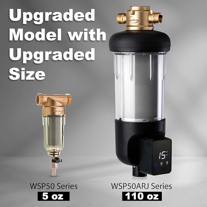 iSpring WSP100ARJ Spin-Down Sediment Water Filter, Upgraded Jumbo Size - Image 2