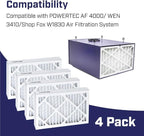 4 Pack 5-Micron Outer Air Filter Replacement Compatible - Image 2