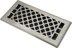 Floor Register AC Vents Brushed Nickel Color 4x10 Inch Air Vents Floor Vents by JATOHOME