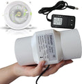 3 Inch/75mm Inline Duct Fan 12V 18W Variable Vent Blower Plastic Air Extractor by Unknown