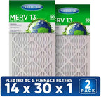 14x30x1 MERV 13 Air Filters, AC & Furnace Systems – Advanced Filtration - Image 2