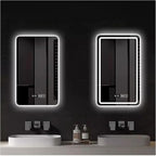 Bathroom Mirror with LED Lights, Backlit Illuminated Bathroom Mirror Wall by Unknown