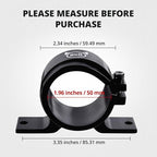 EVIL ENERGY 50MM Fuel Filter Mounting Bracket, Fuel Pump Clamp Holder 2PCS - Image 4