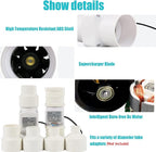 3Inch Inline Duct Fan 10W Air Extractor Booster 12V Air Diffuser Circulation - Image 3