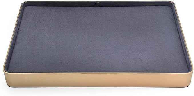 Metal Jewelry Tray, Valet Tray, Bedside Table and Desktop Organizer. It is