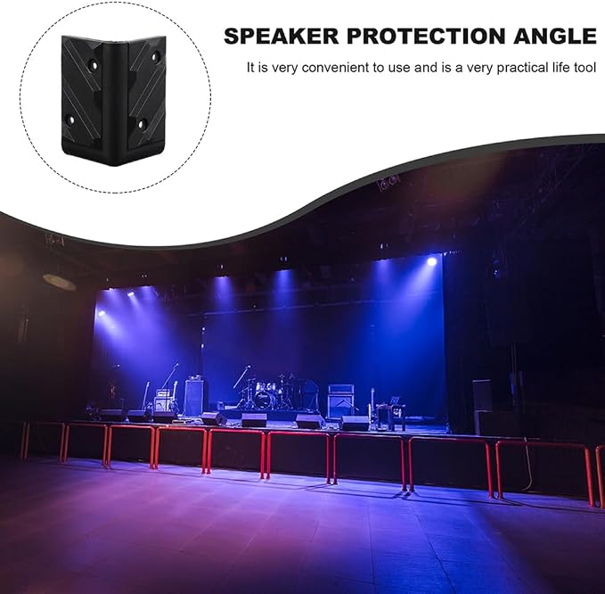 Gadpiparty Anti-Collision Speaker Corner Protectors 1.77 Inch Plastic Guards - Image 7