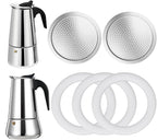 2 Pcs Filter with 3 Pcs Silicone Gasket Seals by Theperfectcombinationofcoffeehomeandhealthylivingmakingeverydayadayofrituals