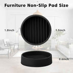 1.5" x 1.5" Rubber Furniture Pads Non Slips
