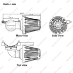 Big Sucker cone Air filter intake - Image 5