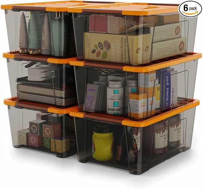 WYT 5-Quart Small Storage Container Bin