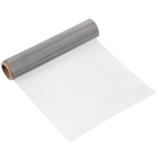 uxcell 60 Mesh 118" x 10" Woven Wire Mesh, 304 Stainless Steel Air Vent Filter by uxcell
