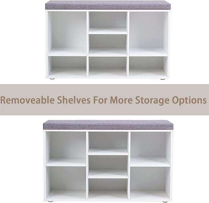 DINZI LVJ Shoe Storage Bench - Image 8