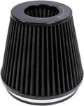 Universal 6" 152mm igh-Flow Air Filter, Reusable Cone Cold Air Intake, High by Kyostar