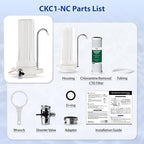 iSpring CKC1-NC SGS-Tested Countertop Water Filter, Drinking Water Filtration - Image 6